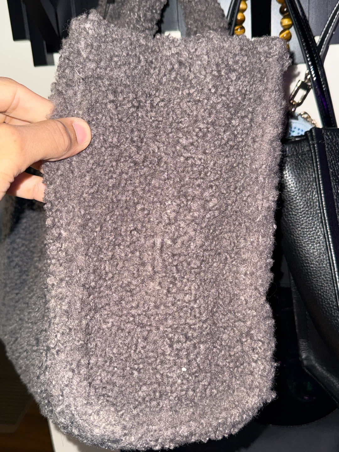 Marc Jacobs The Tote Bag - Grey Teddy Fleece - photo 3