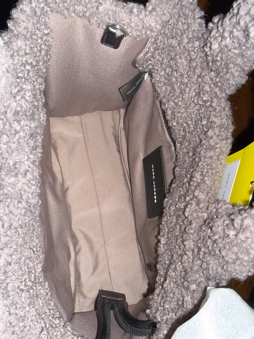 Marc Jacobs The Tote Bag - Grey Teddy Fleece - photo 5