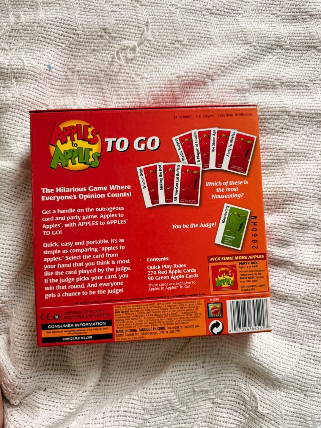Apples to Apples To Go Card Game - photo 2