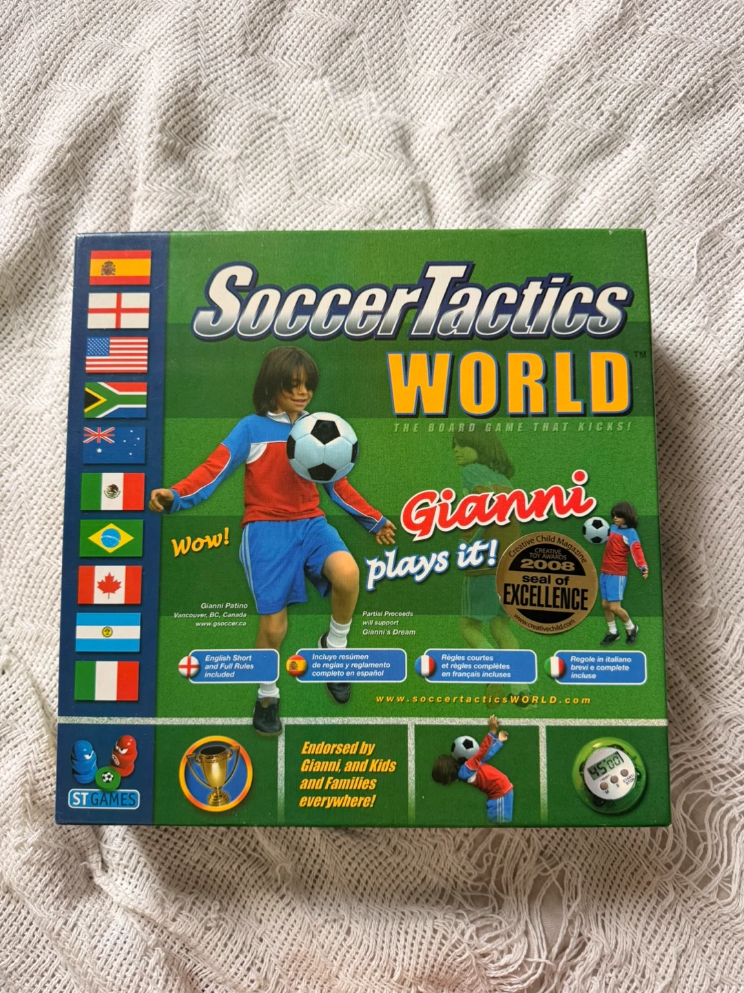 Soccer Tactics World Board Game