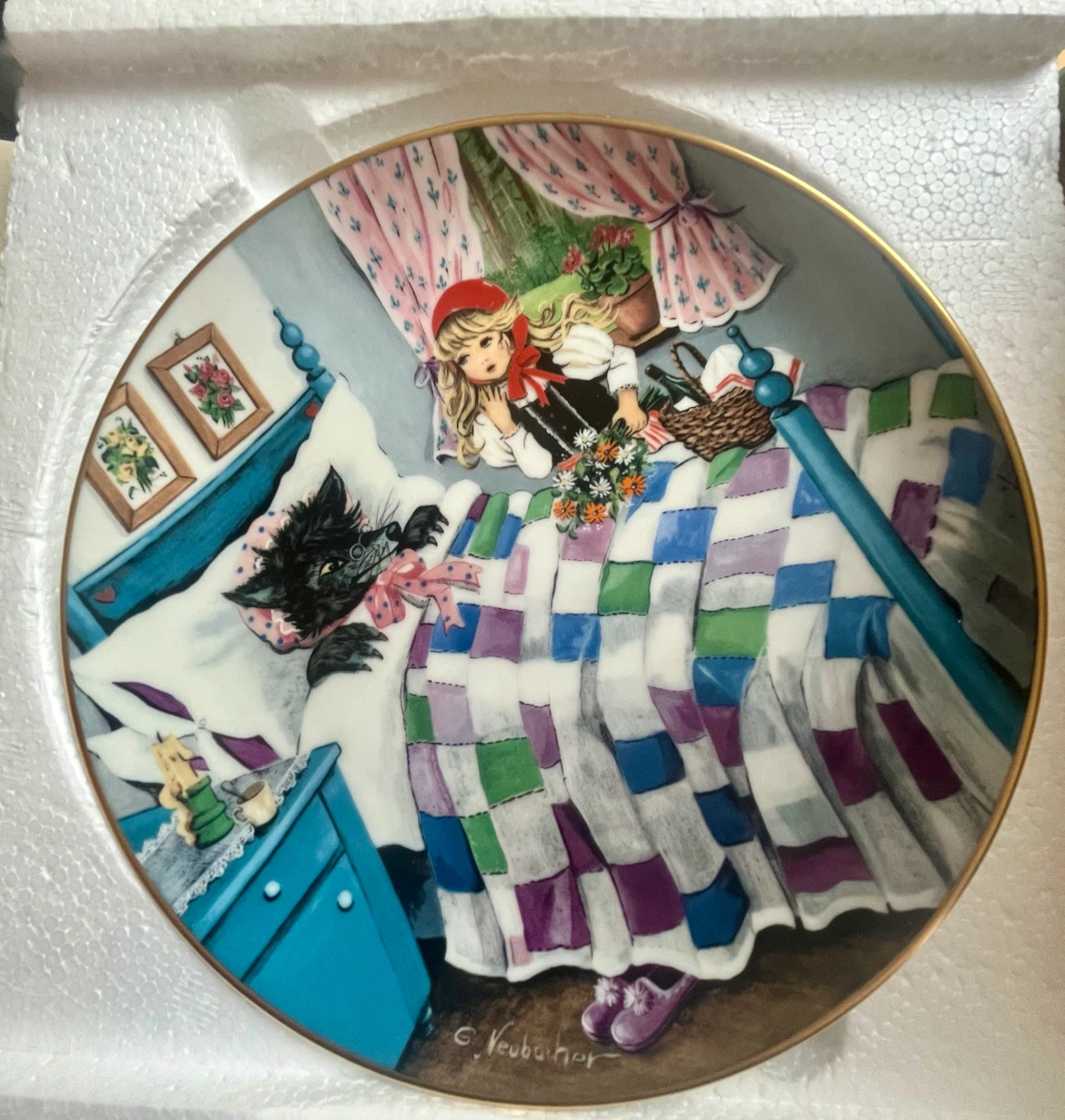 Kaiser Porcelain Rotkäppchen Collector Plate