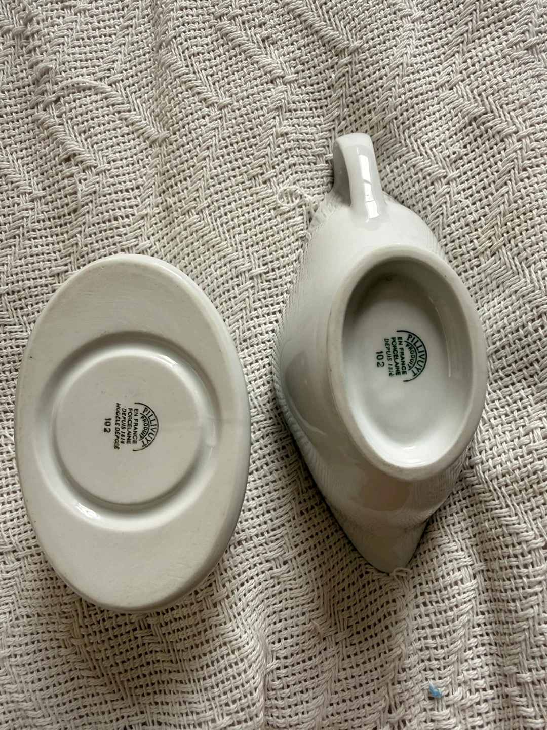 Sauce Boat with Warmer - Pillivuyt French Porcelain - photo 4