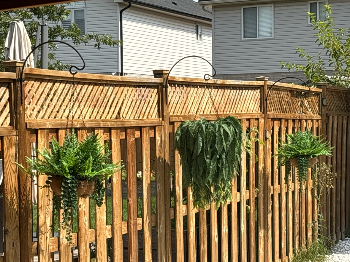 3 Hanging Basket Faux Fern Plant - photo 2