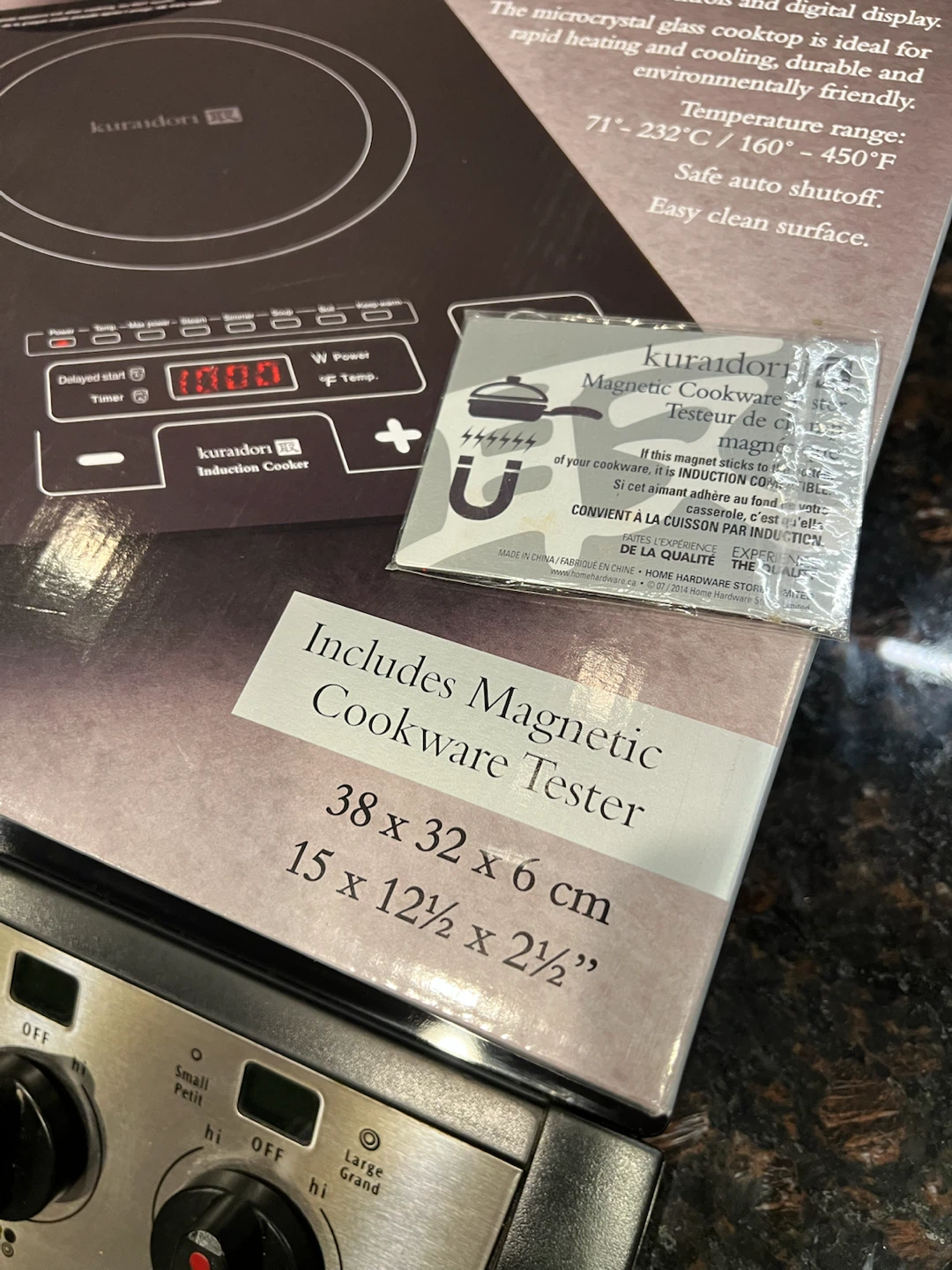 New Kuraidori Portable Induction Cooktop - photo 3