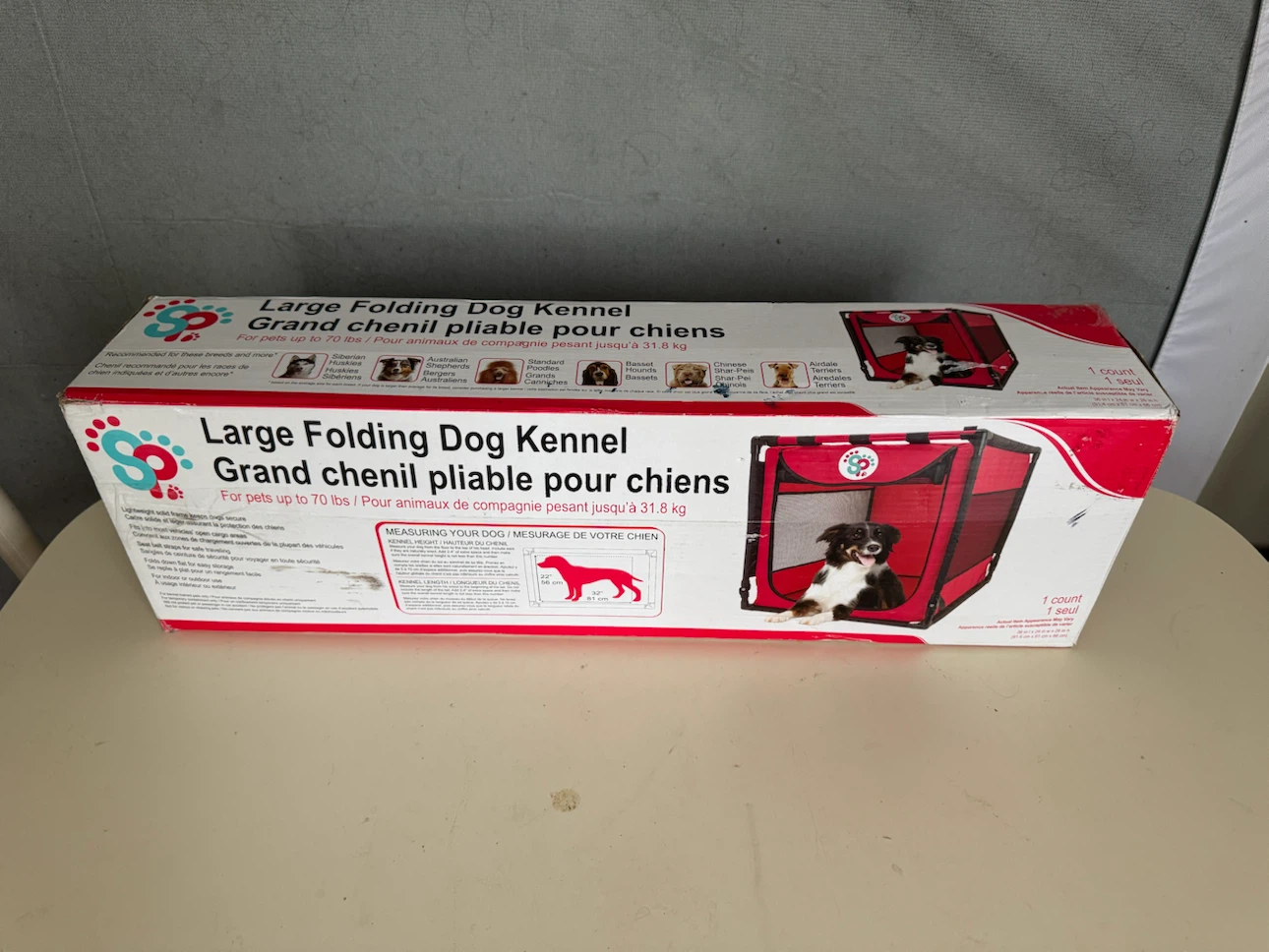 SportPet Large Folding Dog Kennel