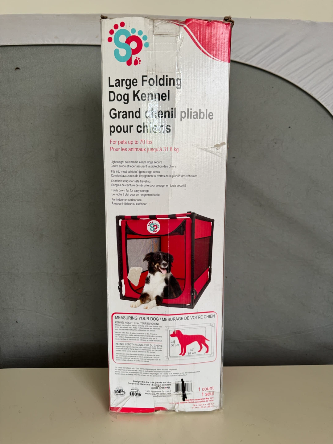SportPet Large Folding Dog Kennel - photo 3