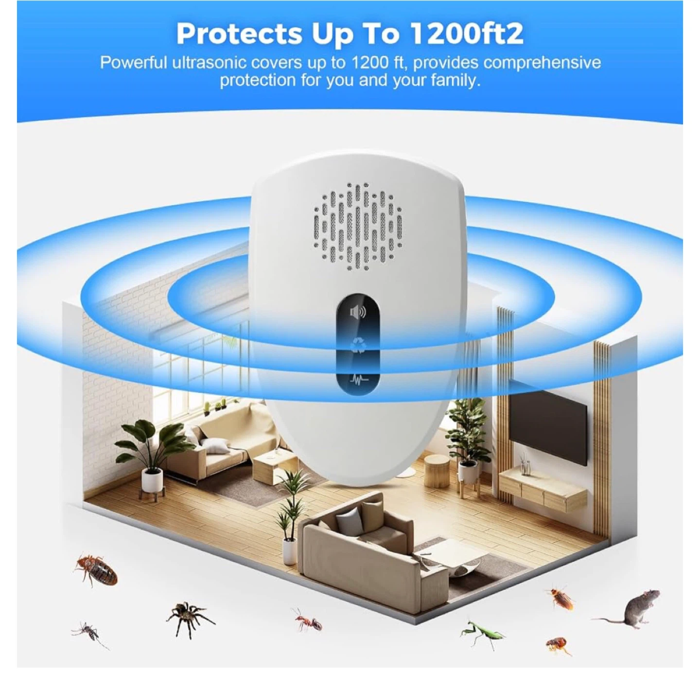 High-Power Frequency Conversion Insect Deterrent 6-Pack - photo 3
