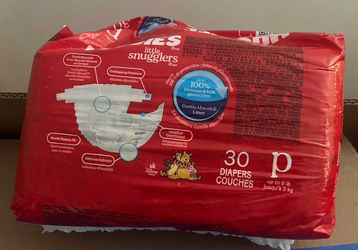 Huggies Little Snugglers Diapers - Preemie - 30ct - photo 2
