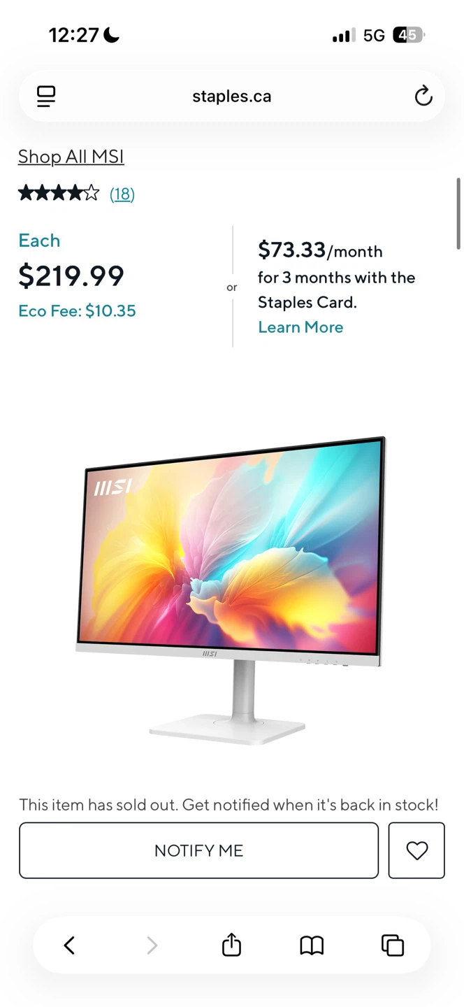 MSI Modern MD271 Series 27" Monitor - photo 3