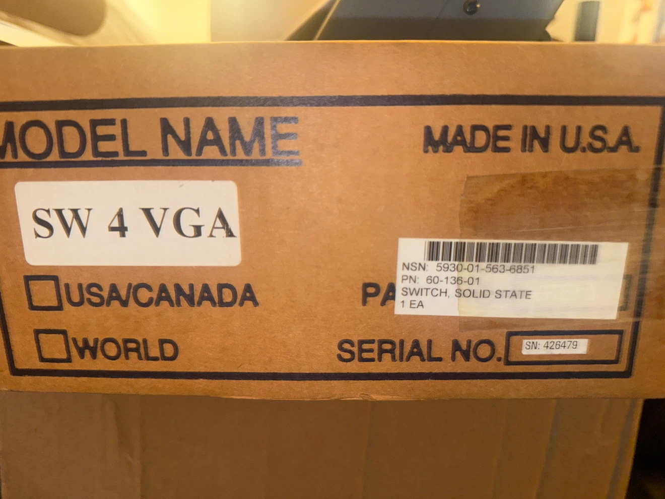 Extron SW 4 VGA Solid State Switch - photo 3