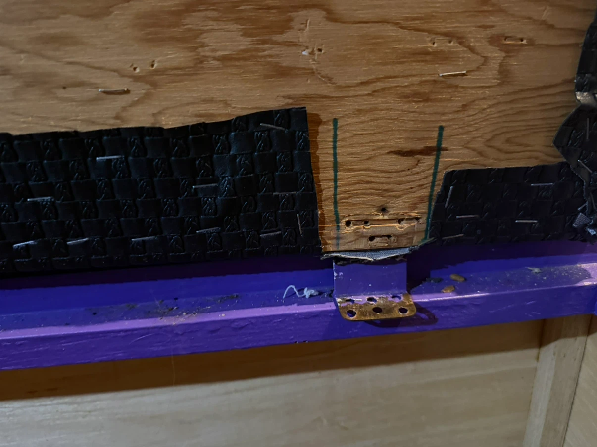 Purple Storage Bench - photo 4