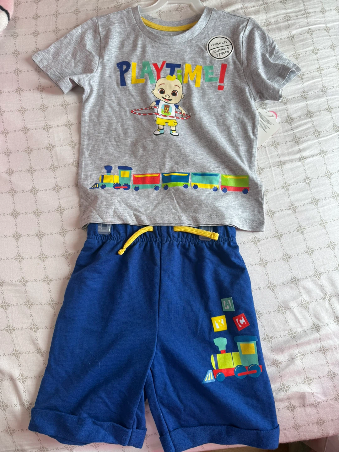 Kids Cocomelon Playtime T-Shirt and Shorts Set