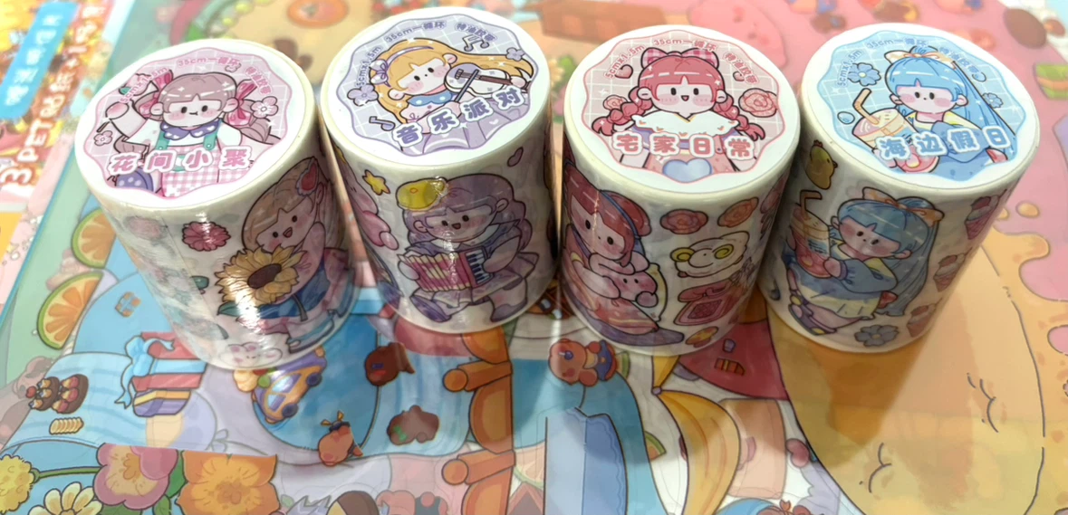 decorative character washi tape rolls - photo 2