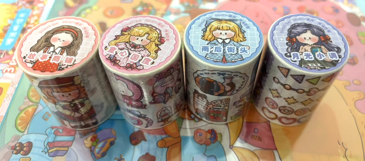decorative character washi tape rolls - photo 3