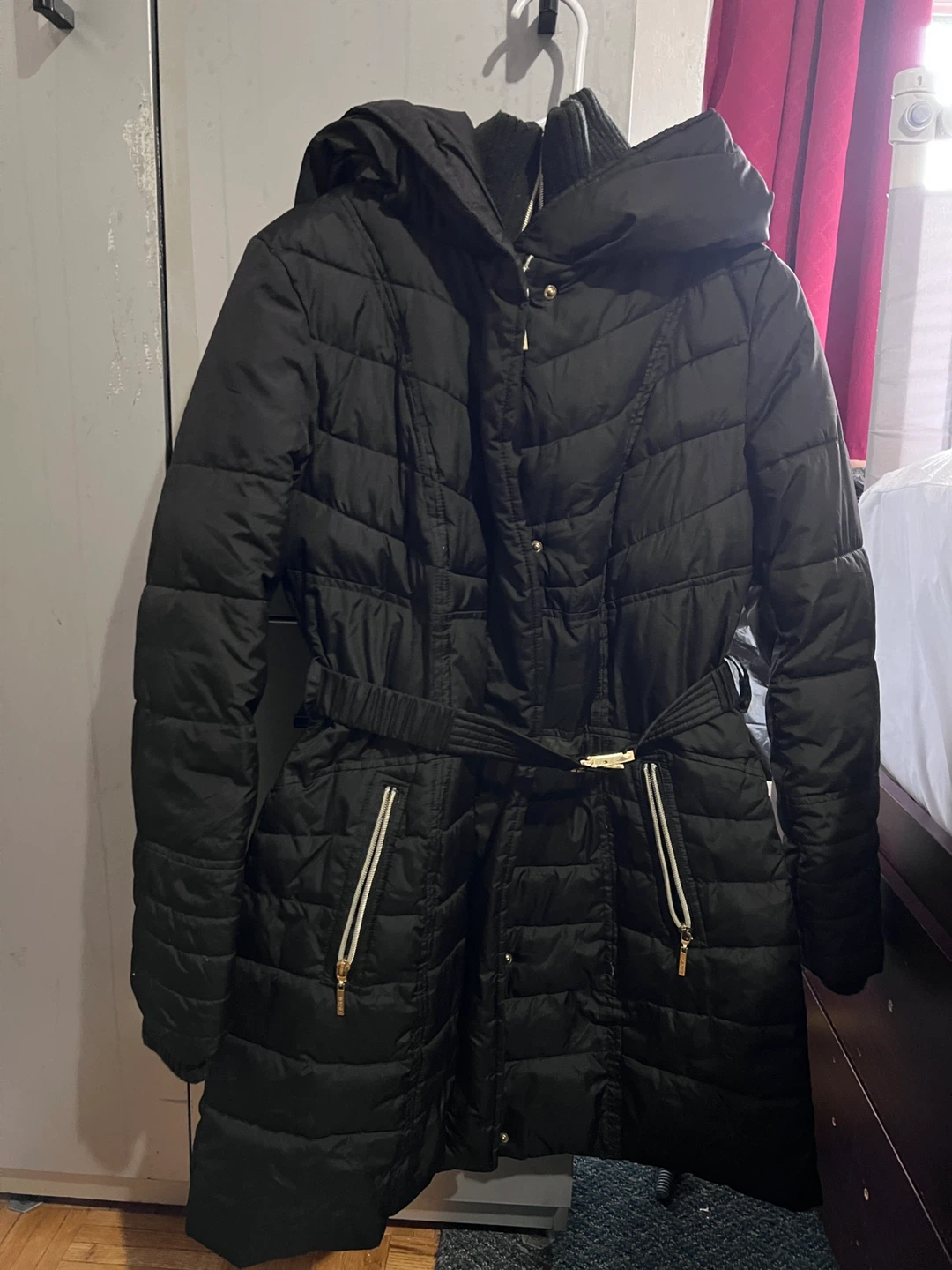 Kensie Women's Black Puffer Coat