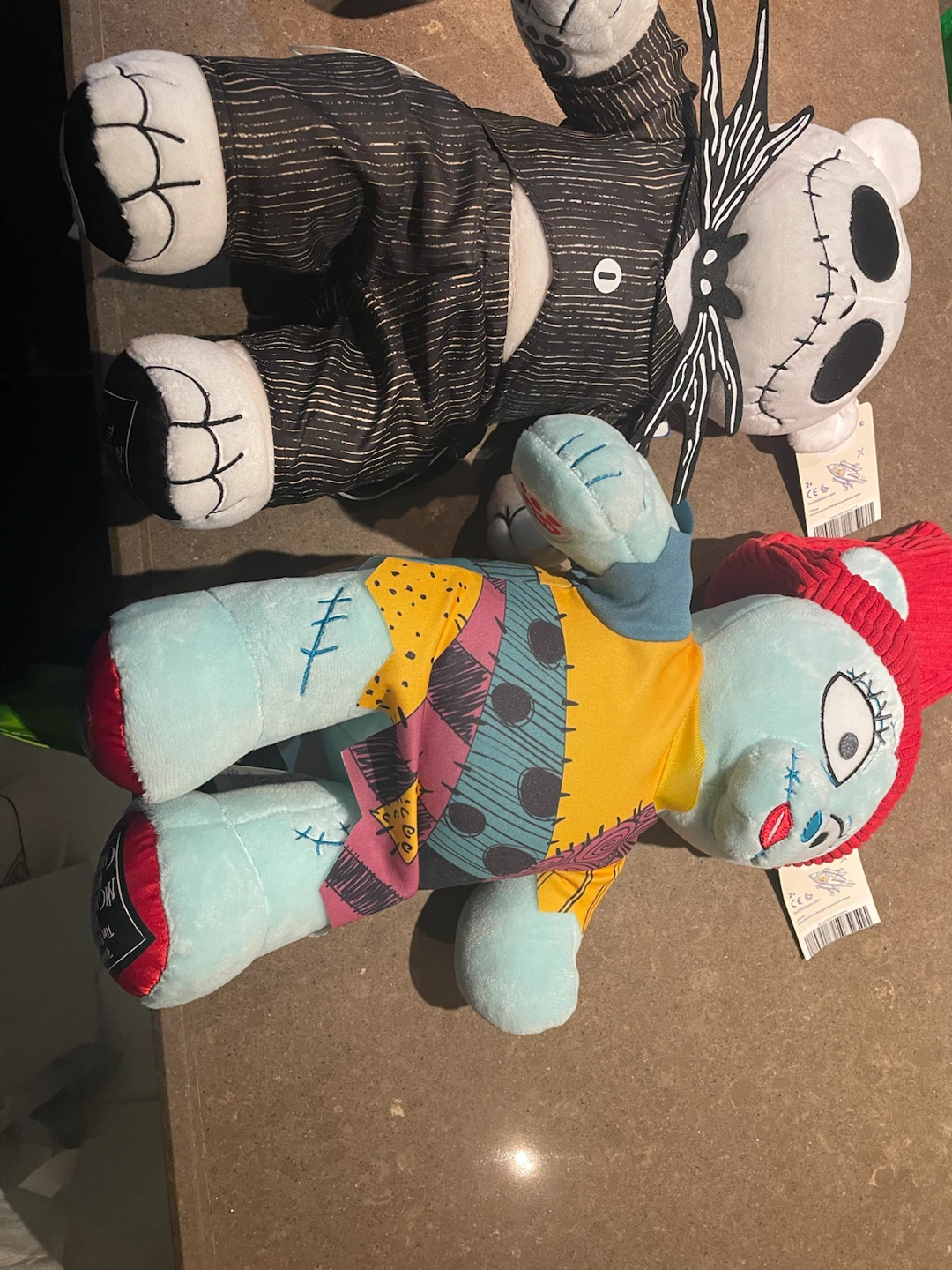 NWT original Disney Jack & Sally Build a Bear plush