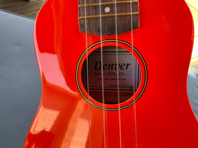 Denver DUKE-ORG Ukulele with Gig Bag and Guide