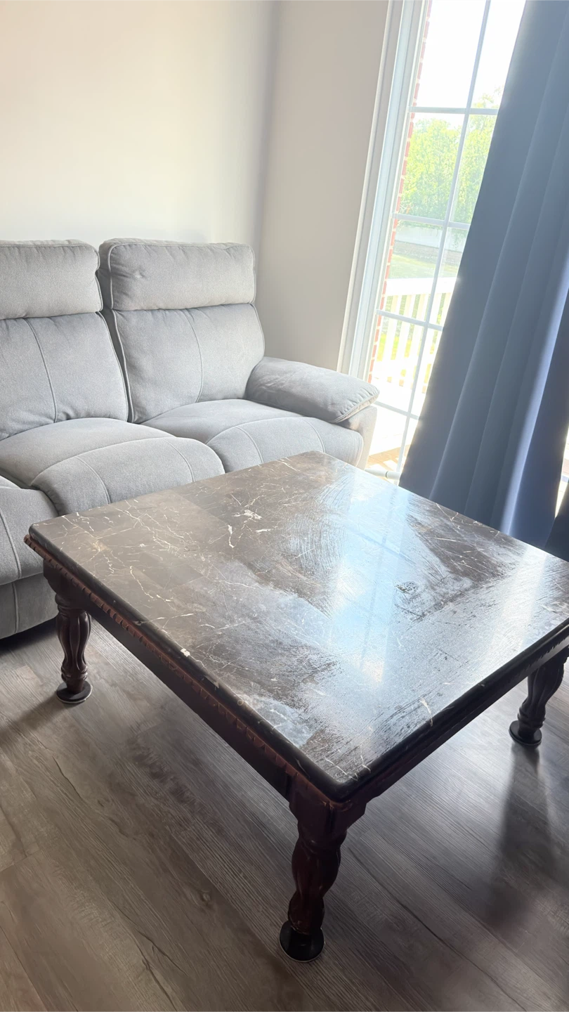 Gray Reclining Sofa - photo 2