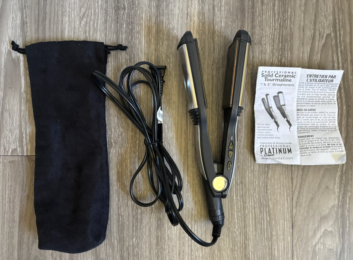 Conair Platinum by Conair 1" & 1/2" Straightener - photo 2