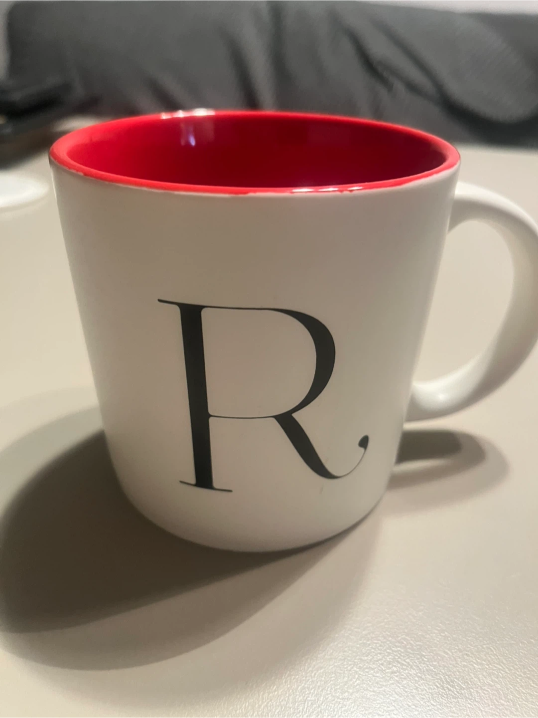 Rae Dunn Letter R Initial Mug Indigo