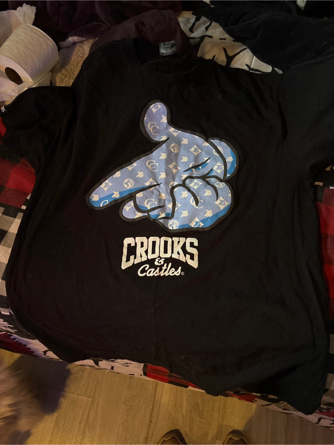 Crooks & Castles Black Graphic T-Shirt