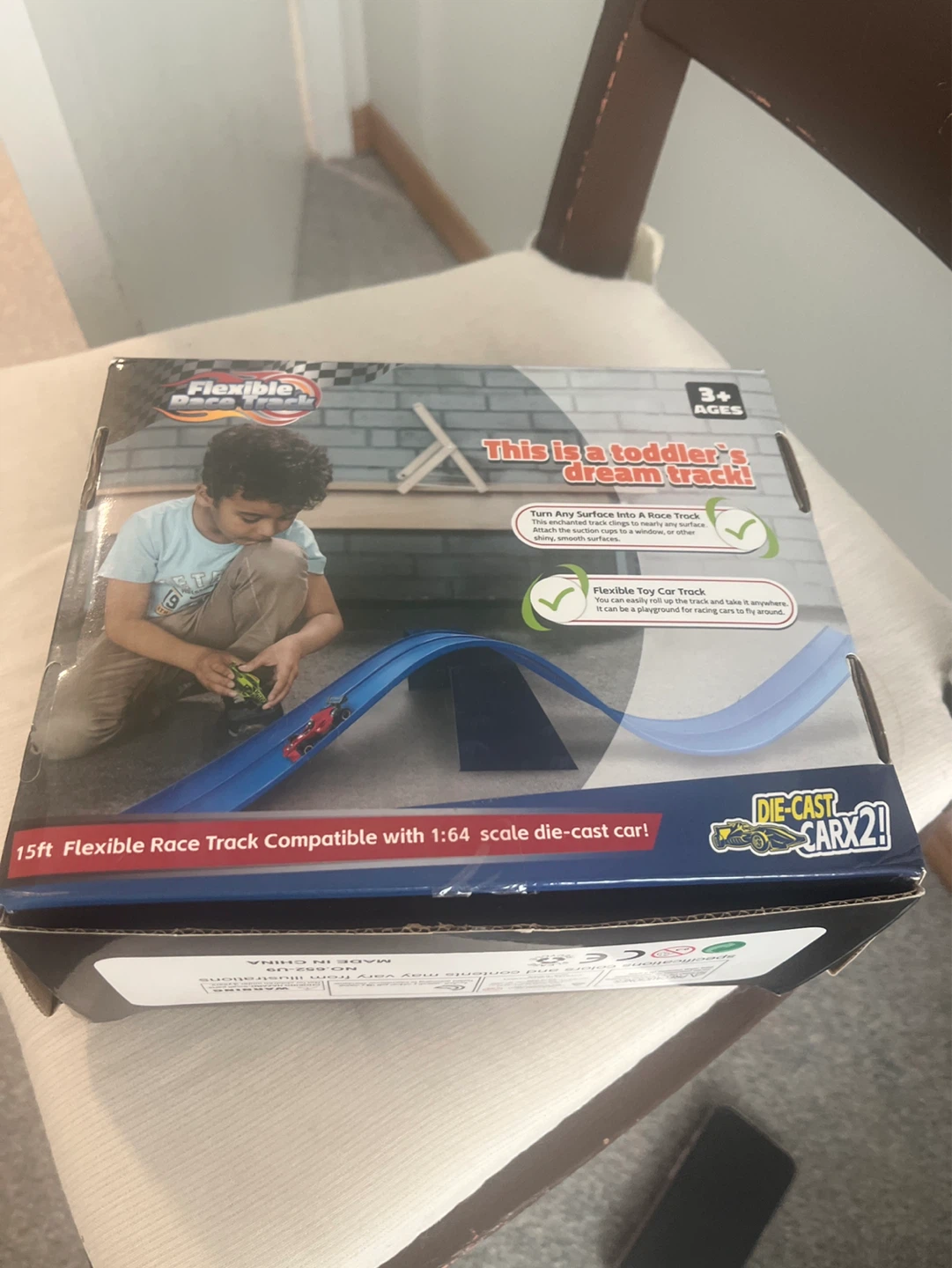 Flexible Race Track 15ft for 1:64 Die-Cast Cars