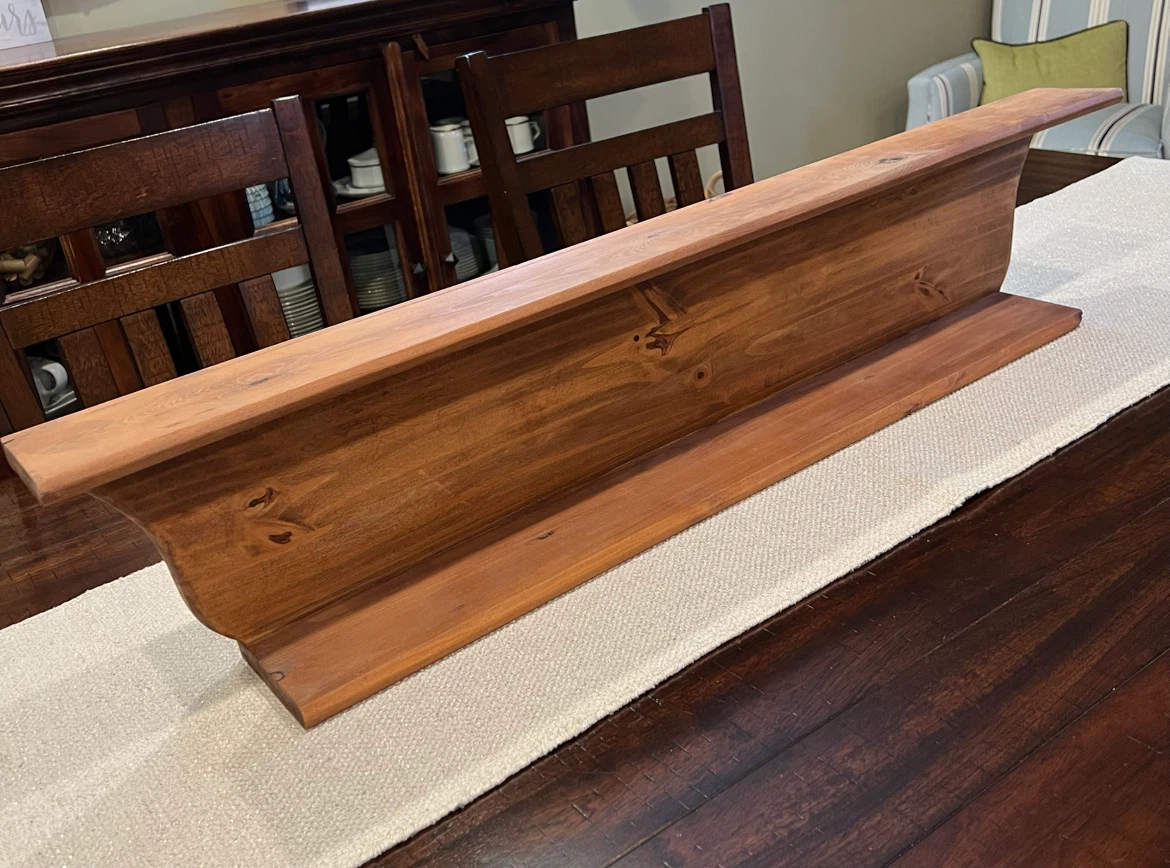 Solid Wood Wall Shelf – 43”