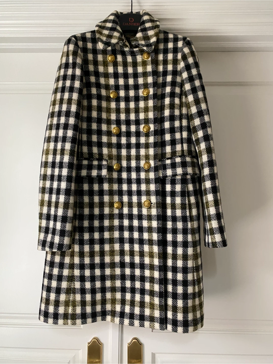 J.Crew Plaid 100% Wool Coat