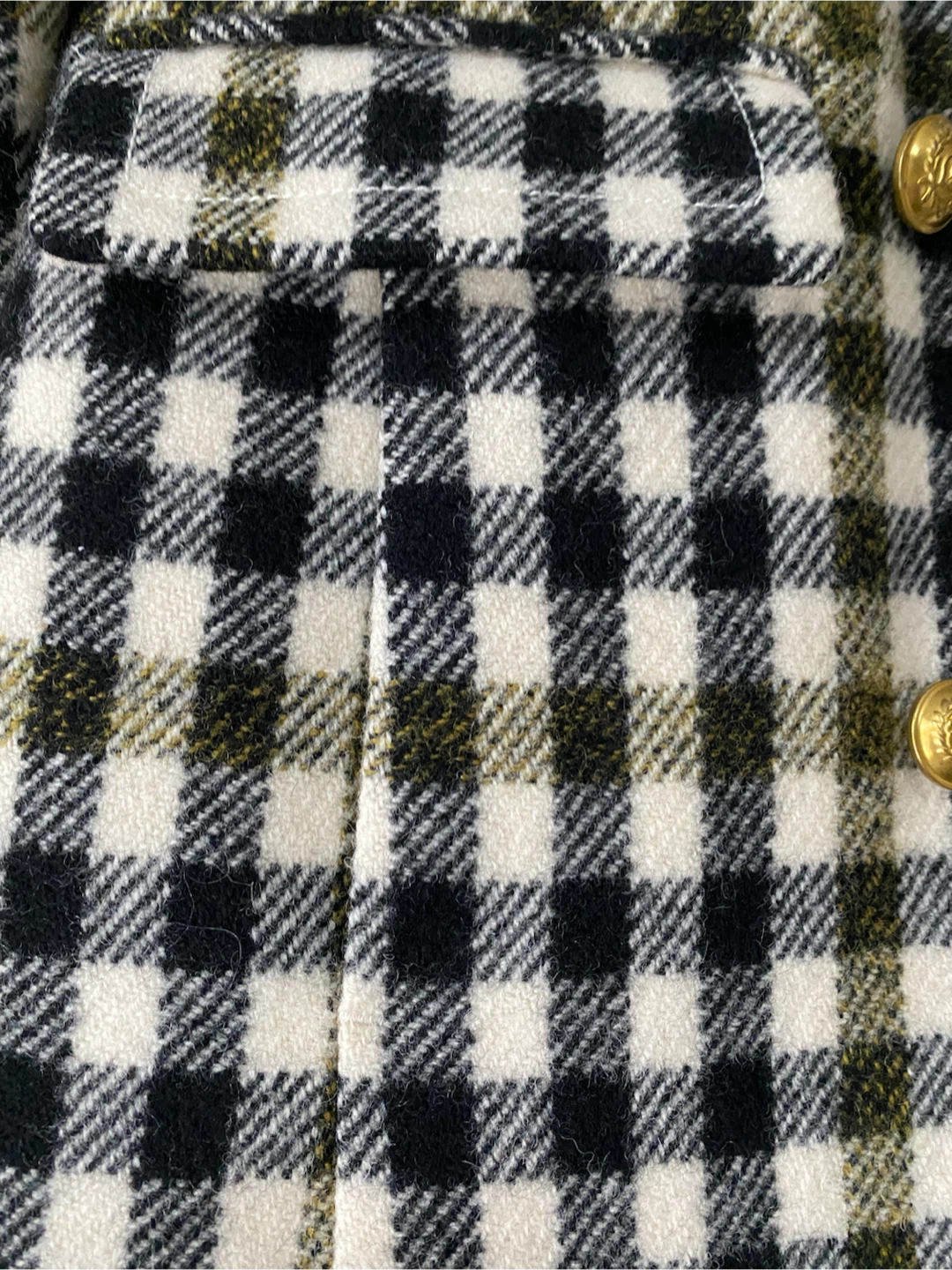 J.Crew Plaid 100% Wool Coat - photo 3