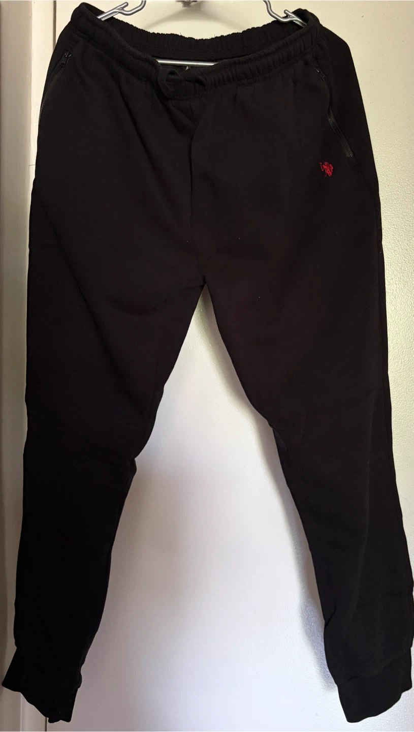 U.S. Polo Assn. Black Sweatpants Size L/G - photo 2