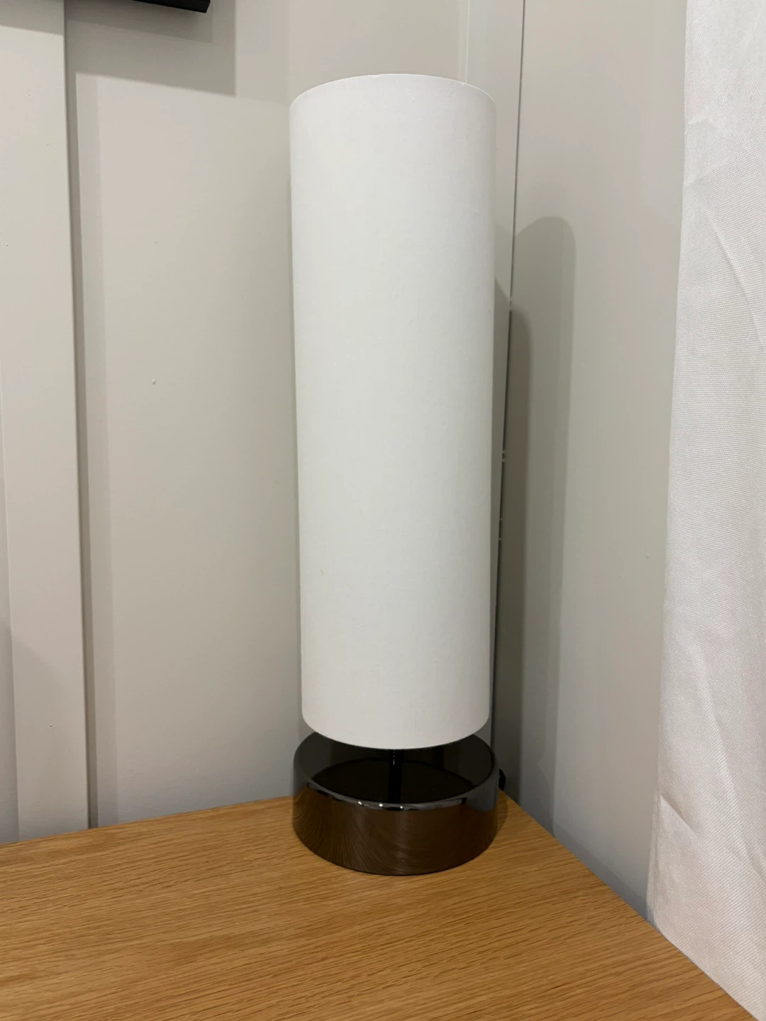 CB2 paramount touch side table lamps