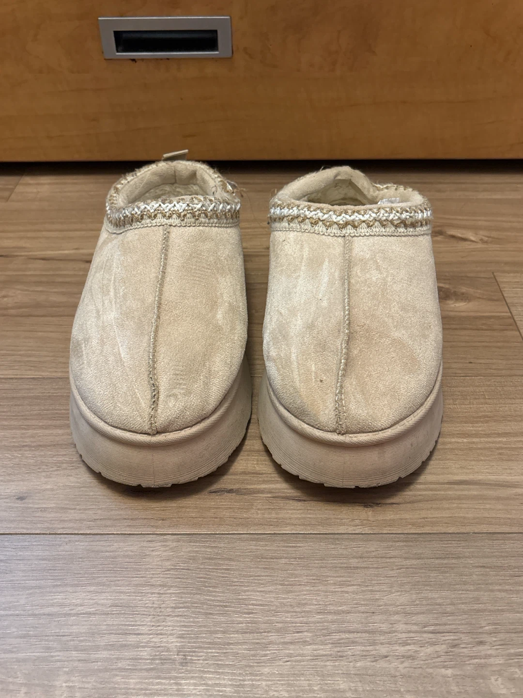 Faux Sheepskin Clogs