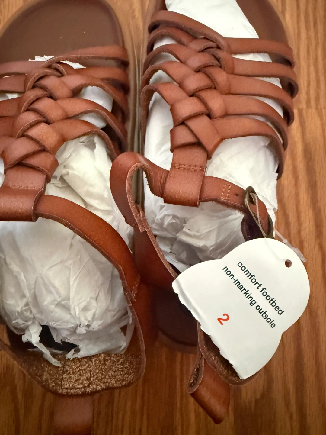 Wonder Nation & Justice Girls Sandals - Size 2 & 3 - photo 2