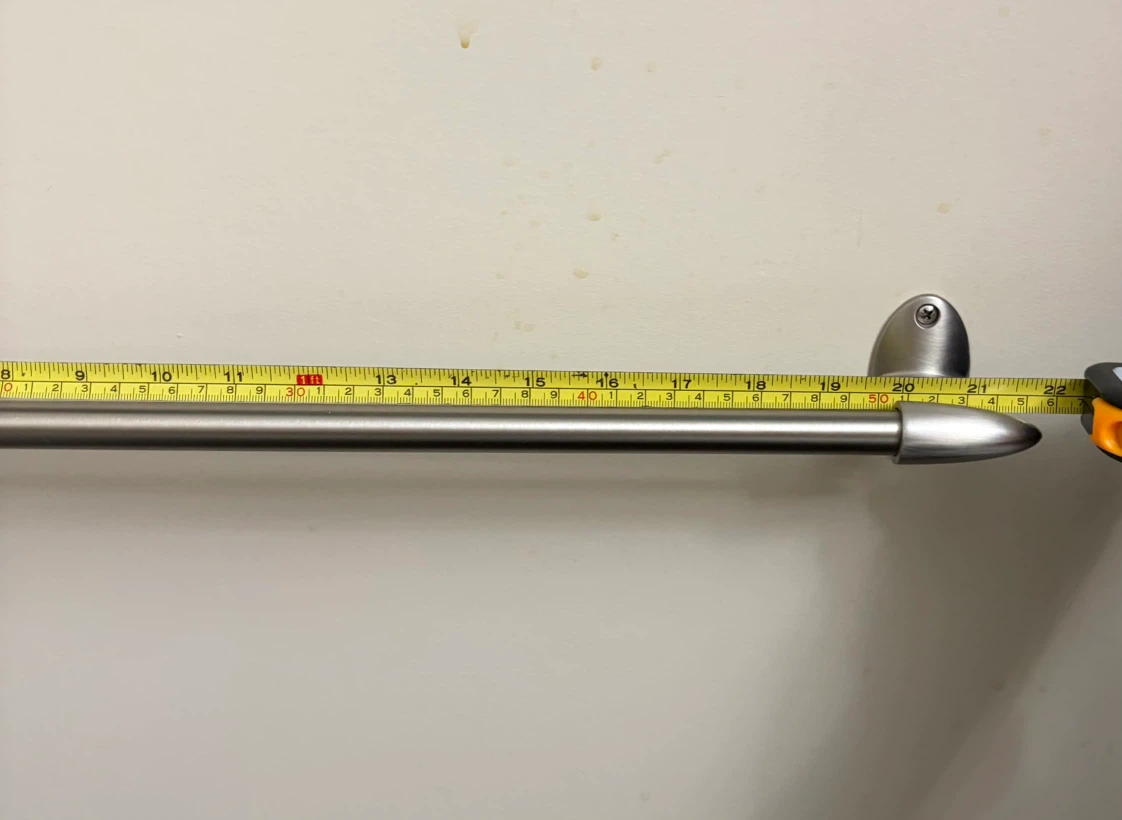 New Nickel Towel Bar 22” long - photo 2