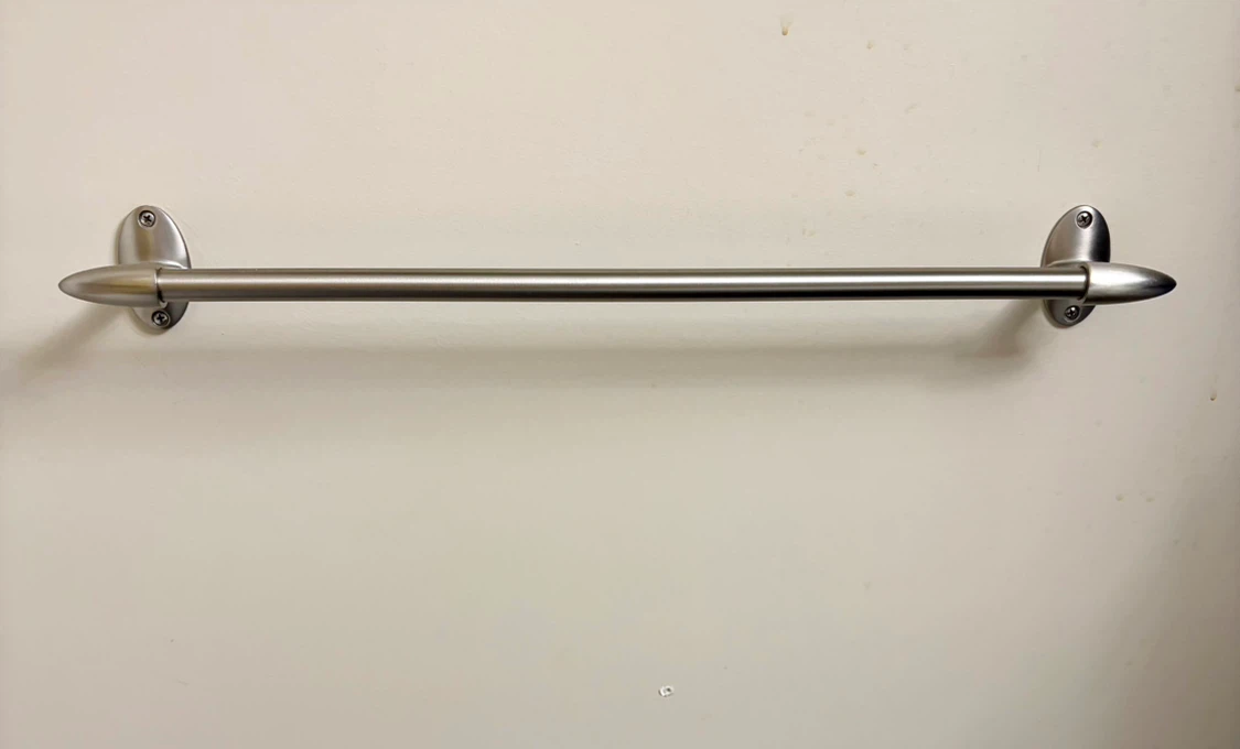 New Nickel Towel Bar 22” long - photo 4