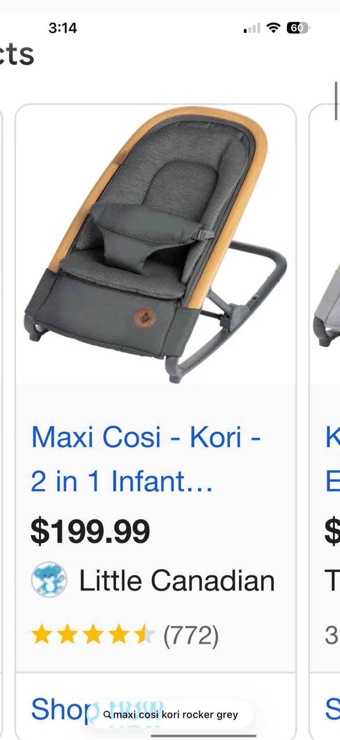 Maxi Cosi Kori 2-in-1 Infant Rocker