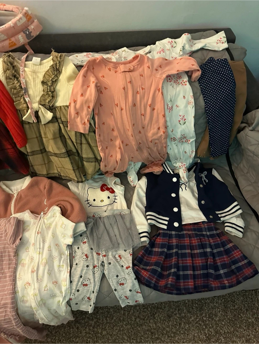 Large Infant Girl Clothing Bundle - photo 3
