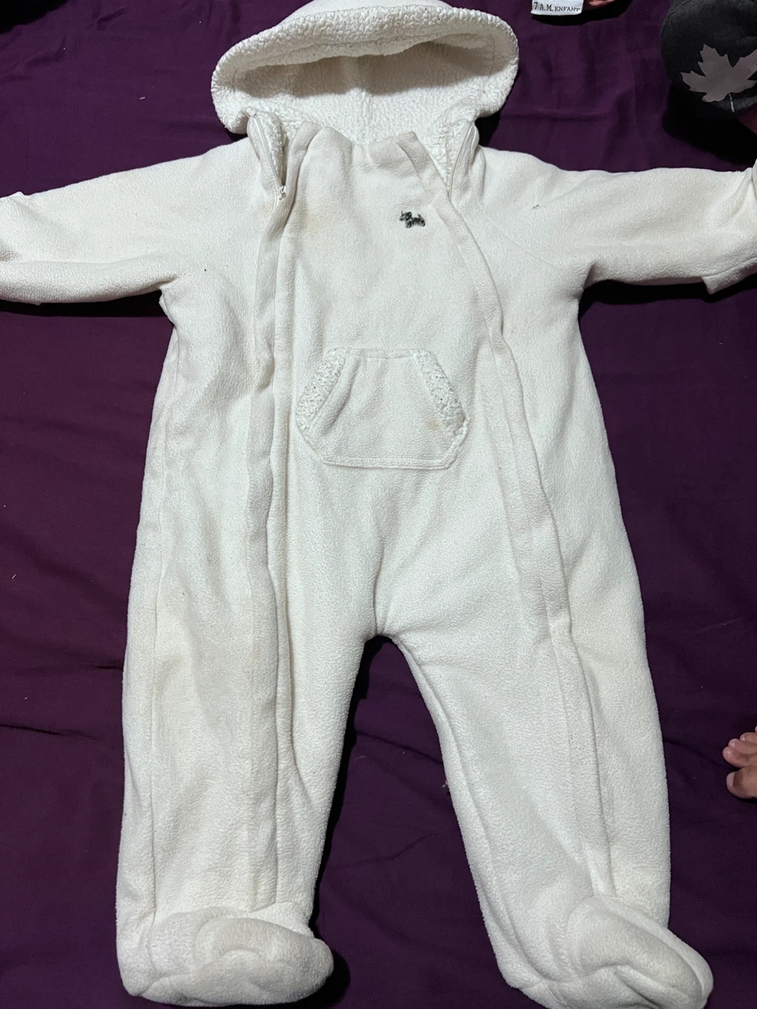Piper & Posie Baby Fleece Bunting Suit