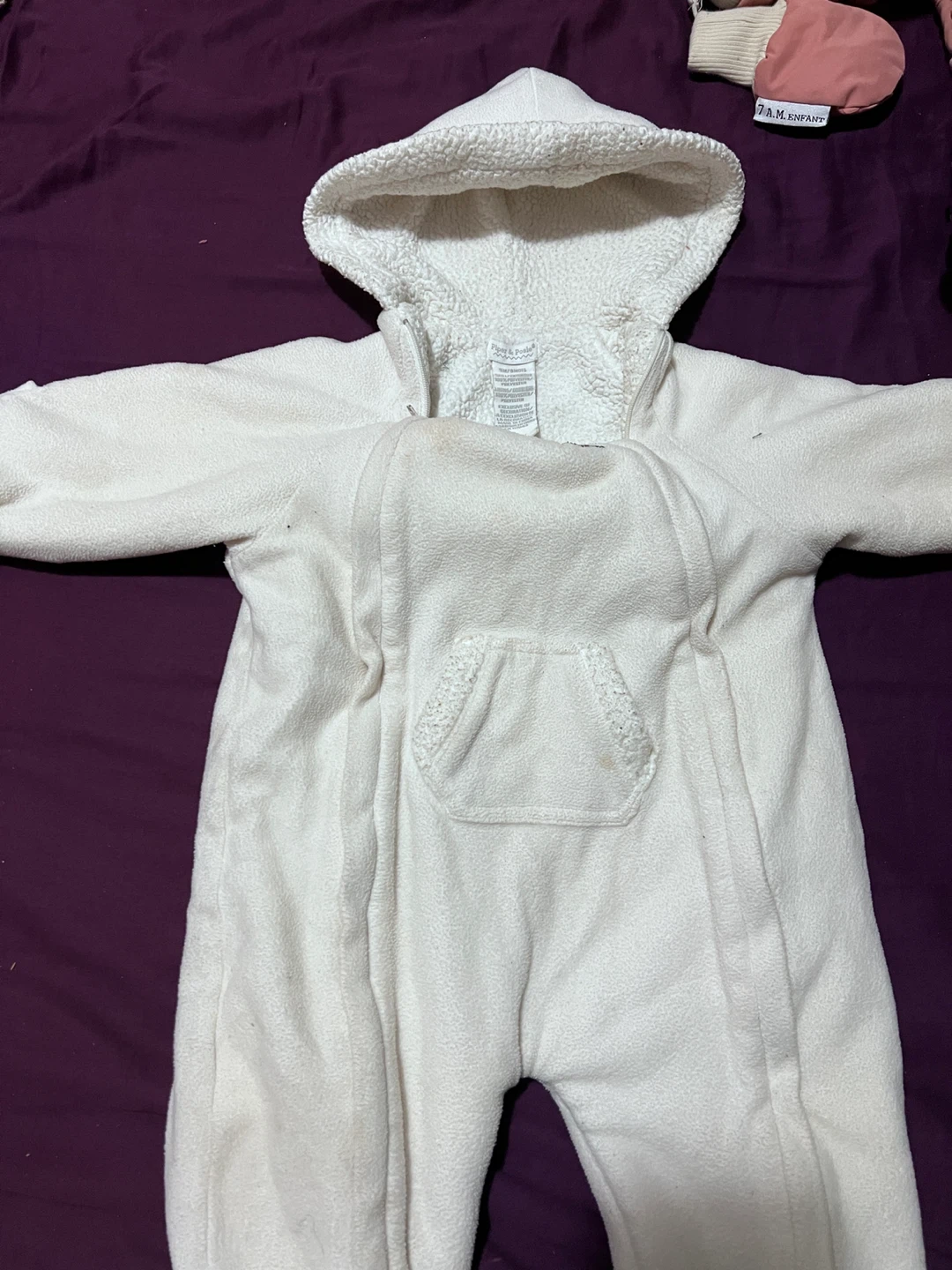 Piper & Posie Baby Fleece Bunting Suit - photo 2
