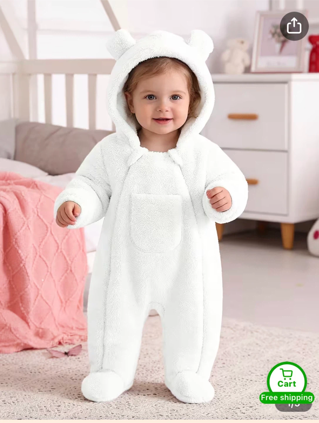 Piper & Posie Baby Fleece Bunting Suit - photo 3