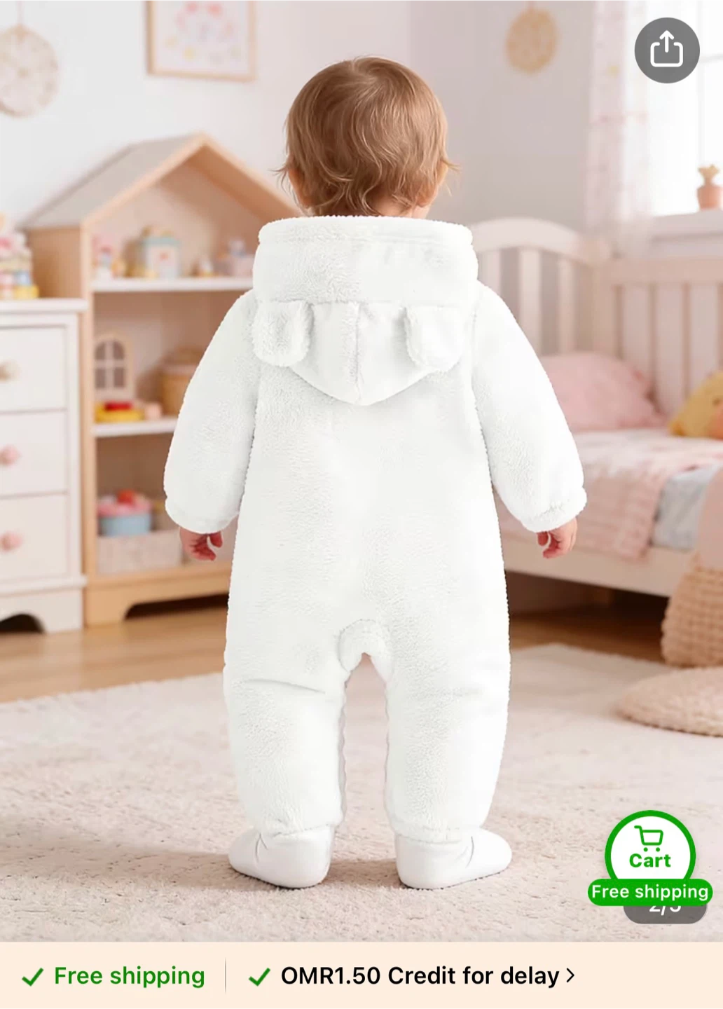 Piper & Posie Baby Fleece Bunting Suit - photo 4