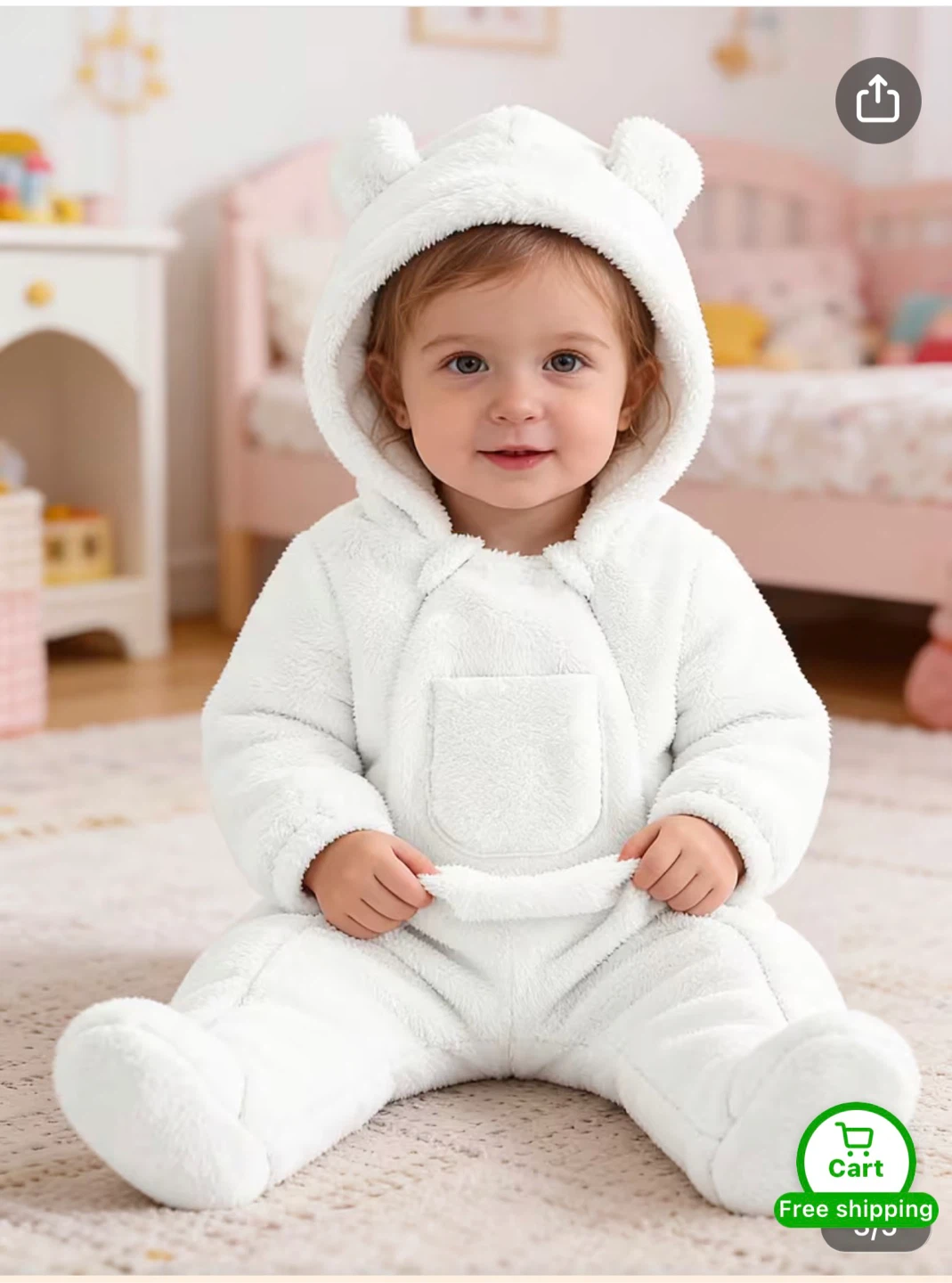 Piper & Posie Baby Fleece Bunting Suit - photo 5
