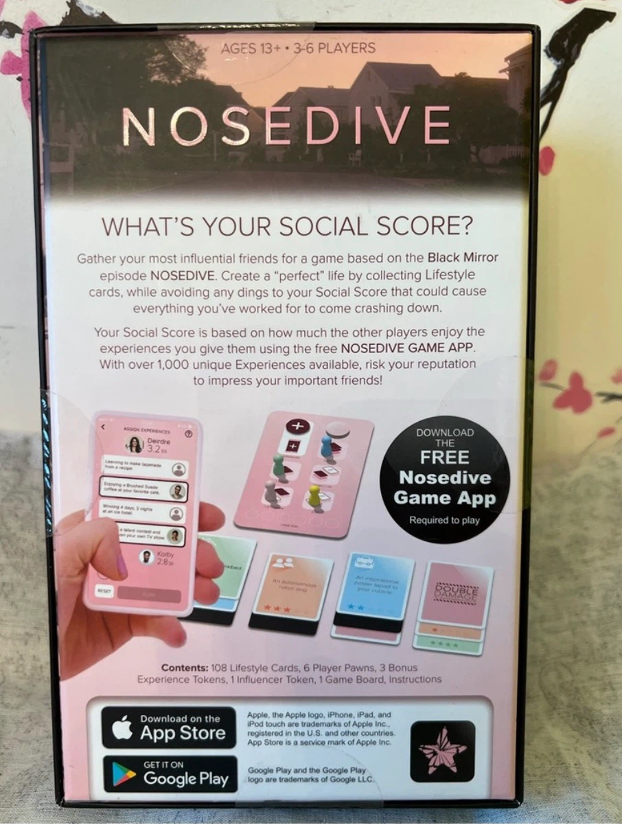 Black Mirror Nosedive Card Game - photo 2