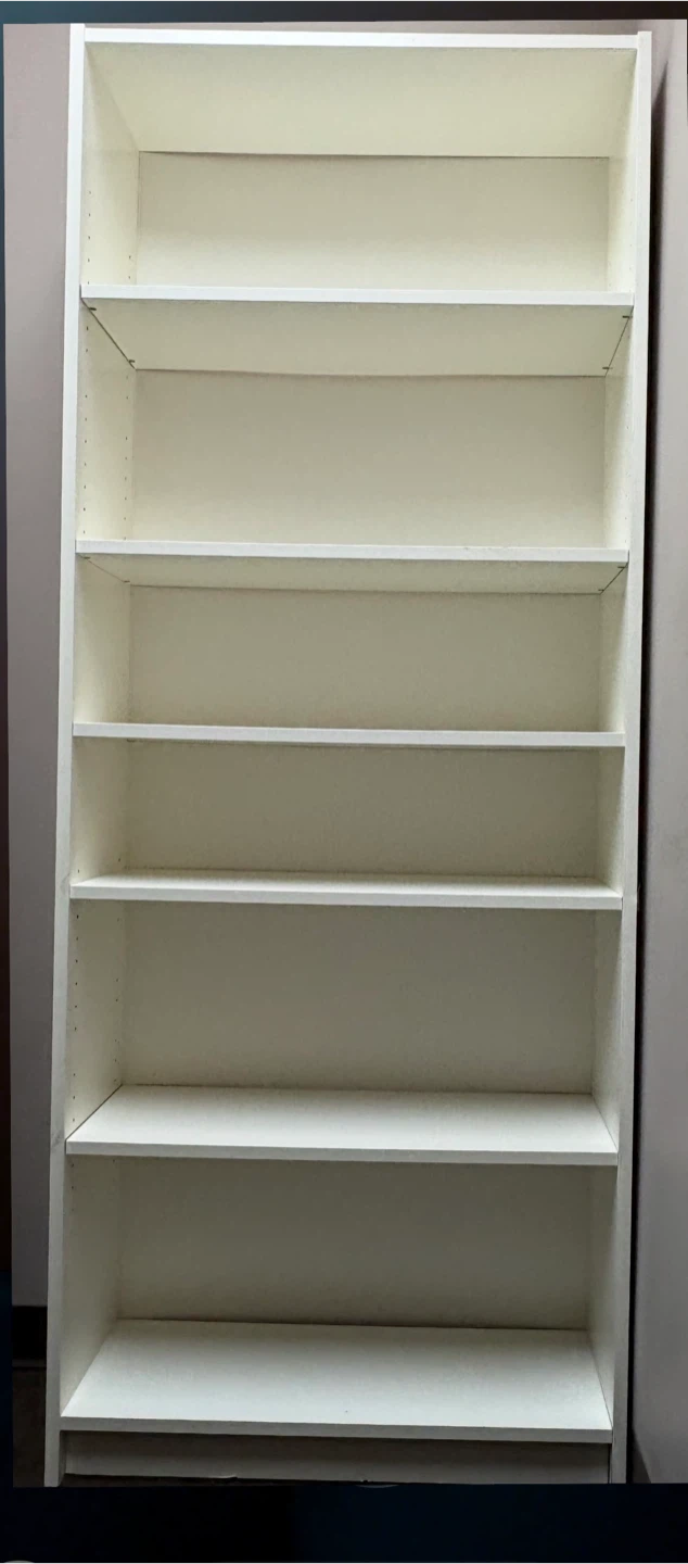 White IKEA BILLY Bookcase