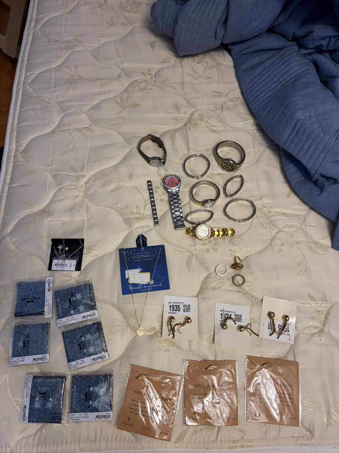 Assorted Jewellery Collection - Watches, Earrings, Necklaces