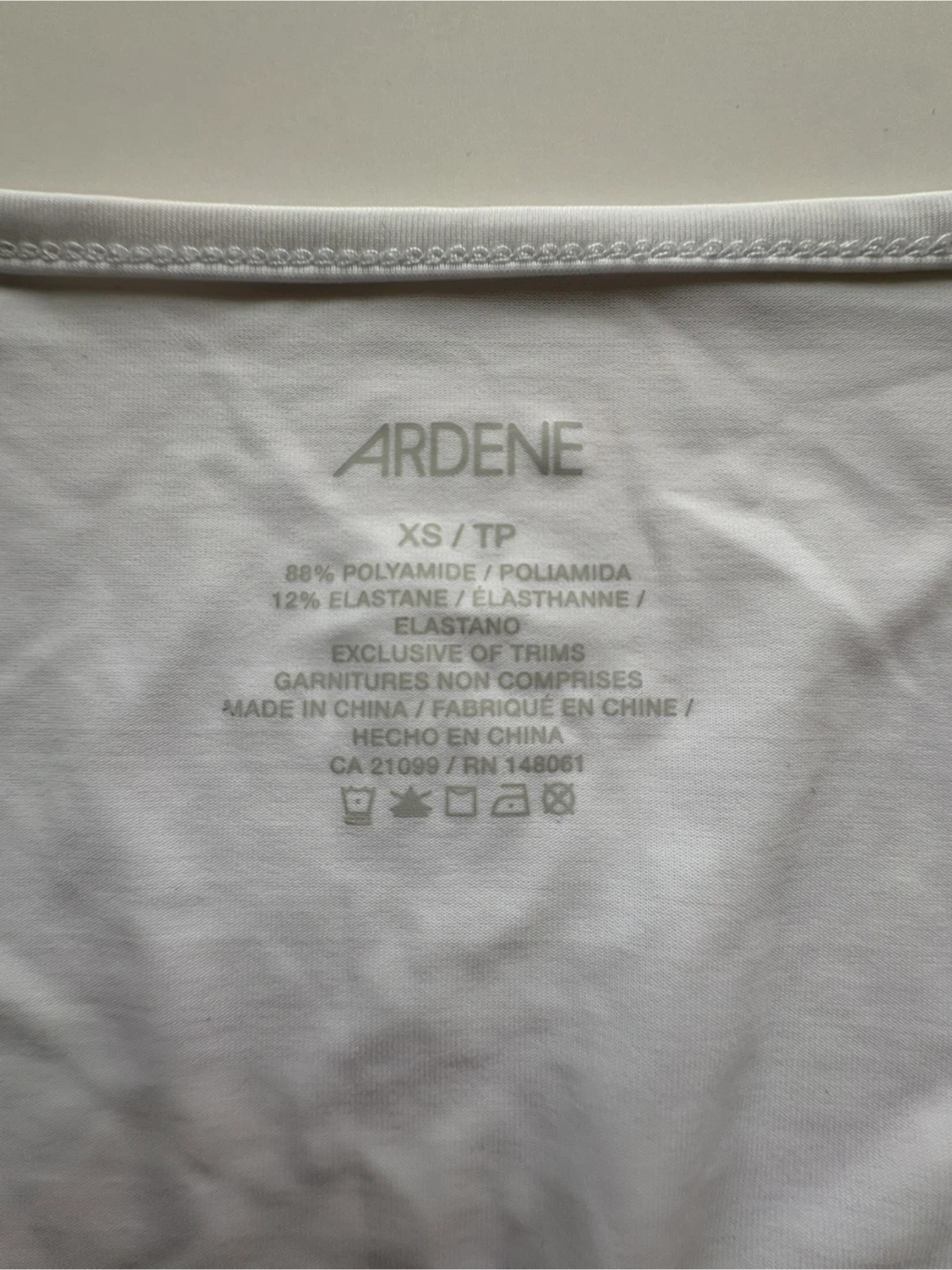 Ardene White Long Sleeve V-Neck Top XS/TP - photo 3