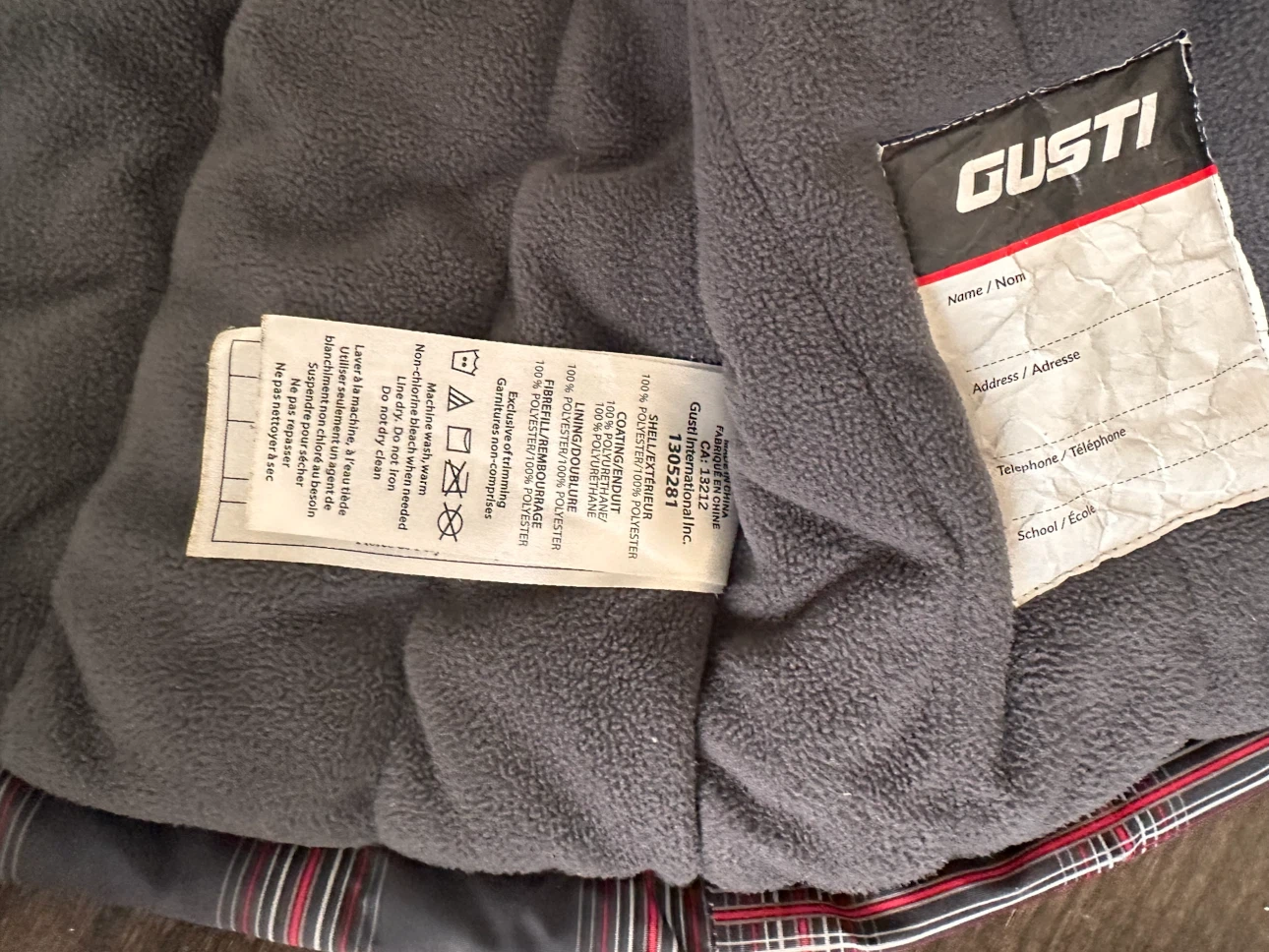 Gusti Winter Jacket , Size 24m - photo 3