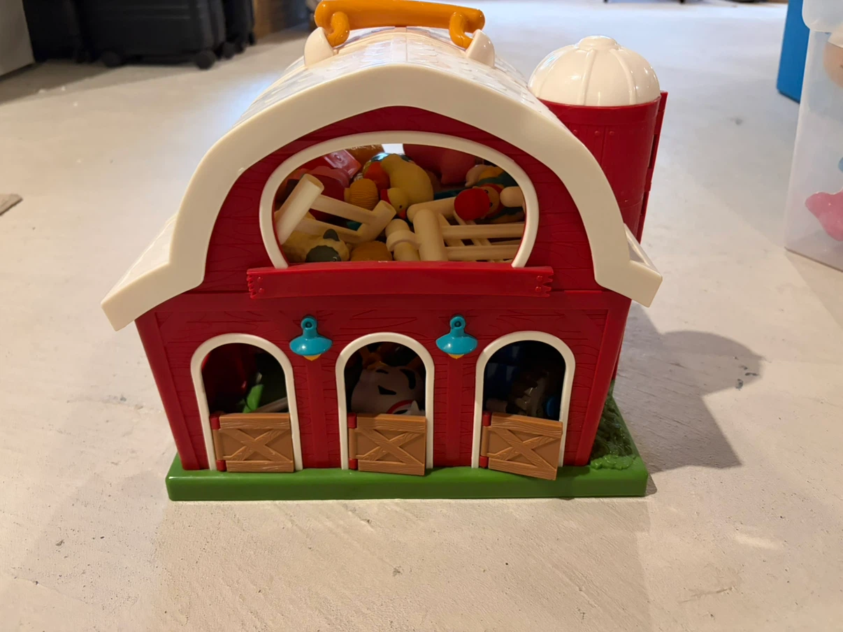 Battat Toys Big Red Farm (all pieces and animals included)