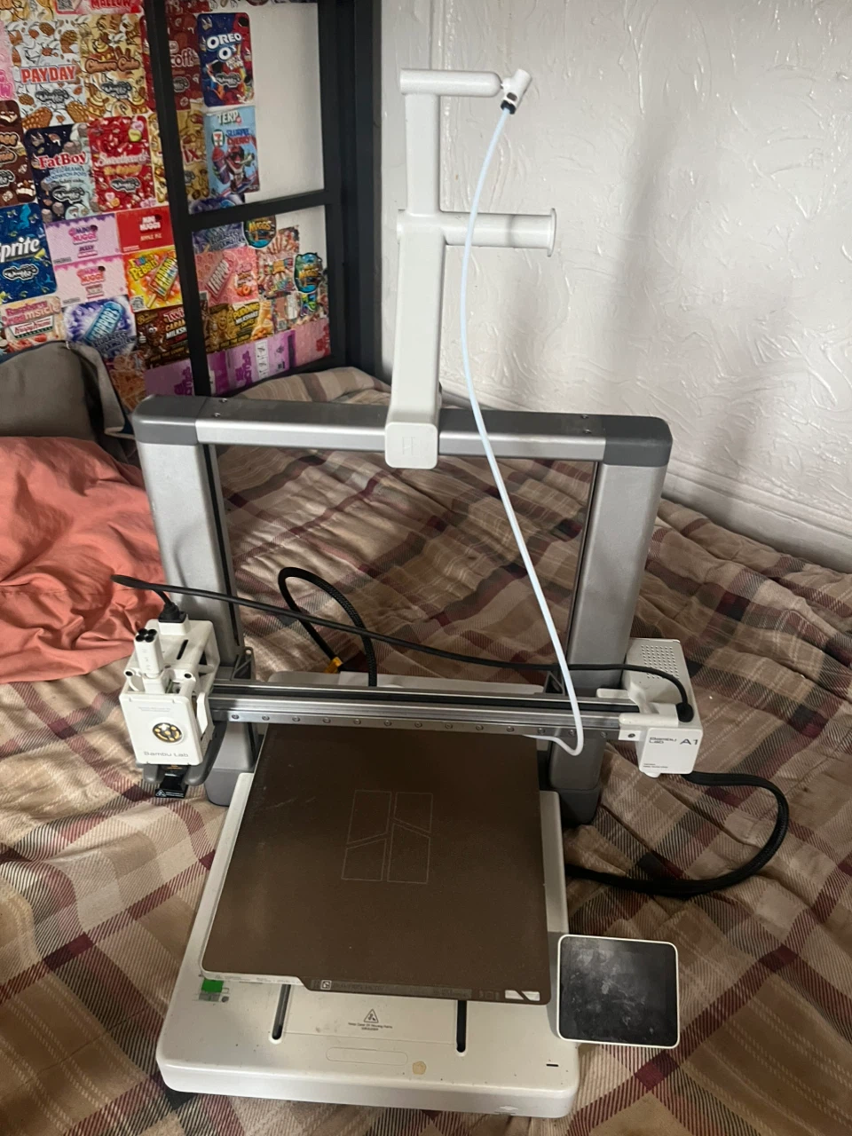 Bambu Lab A1 3D printer with filament