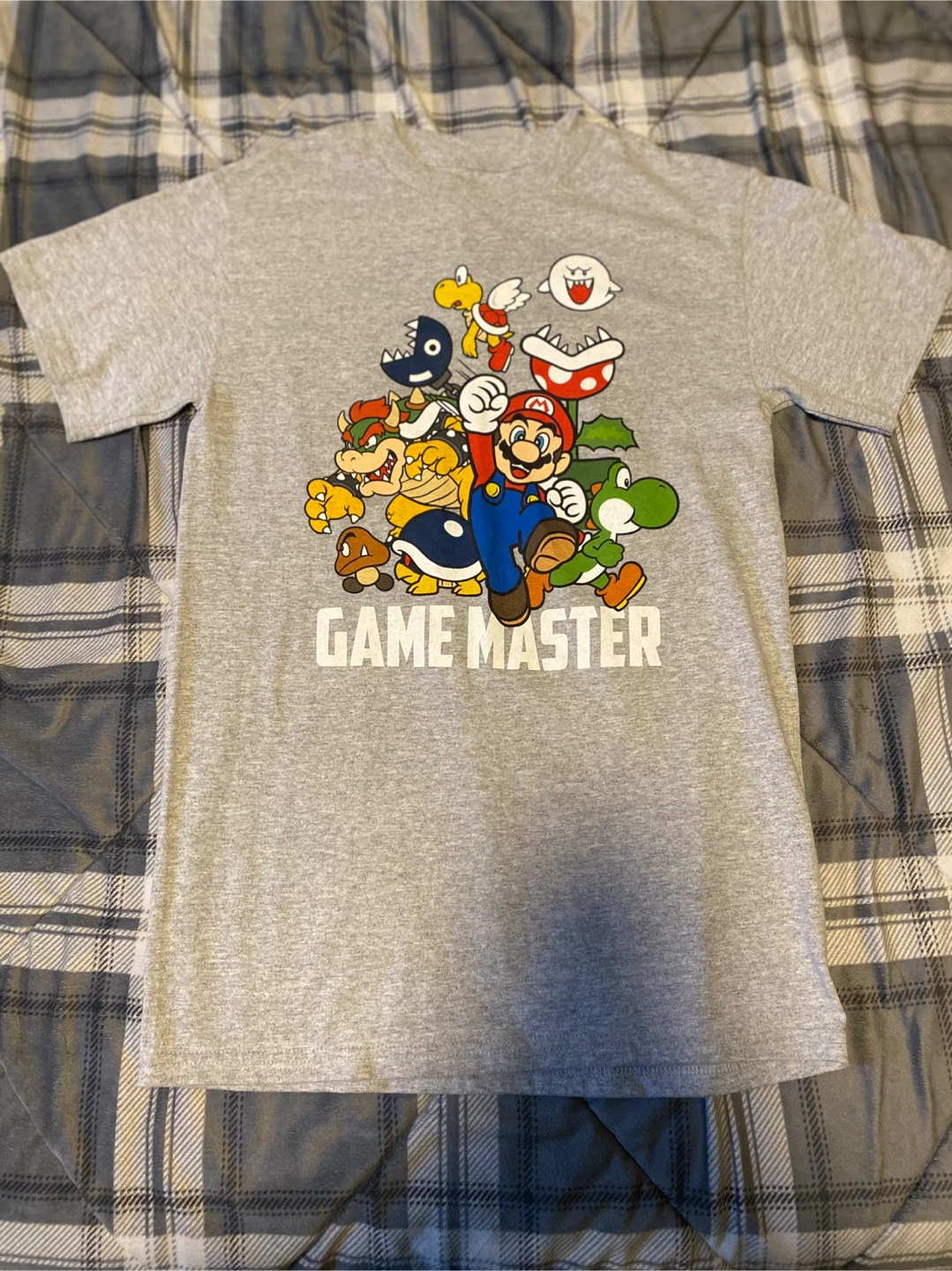 Super Mario Game Master T-Shirt Mens Size Small